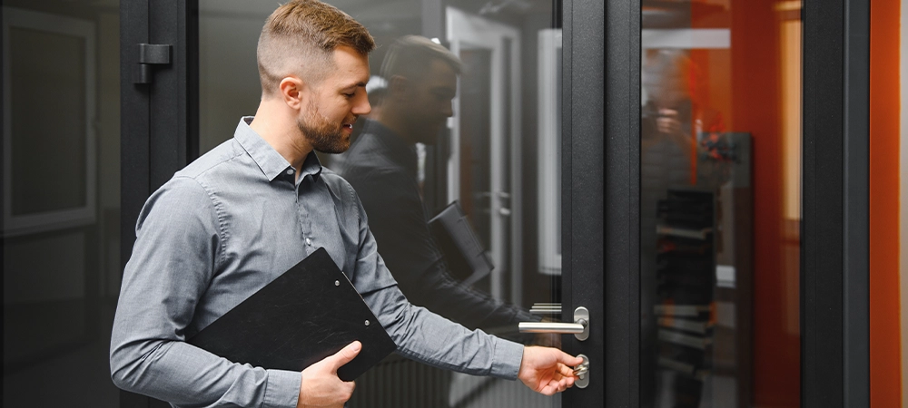 door installation project