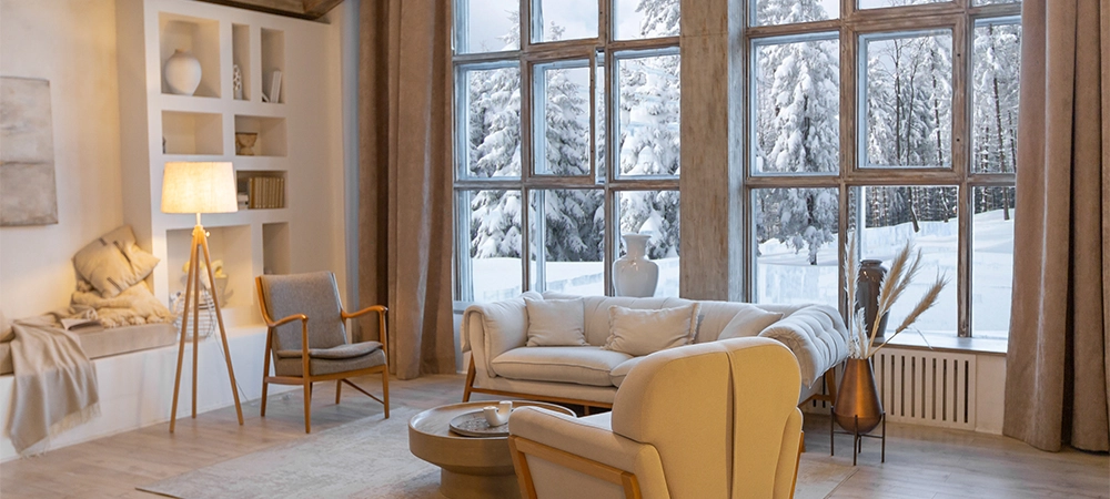 three layered window for cold climate