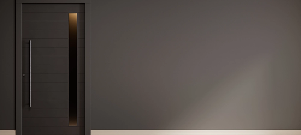 luxury brown steel door