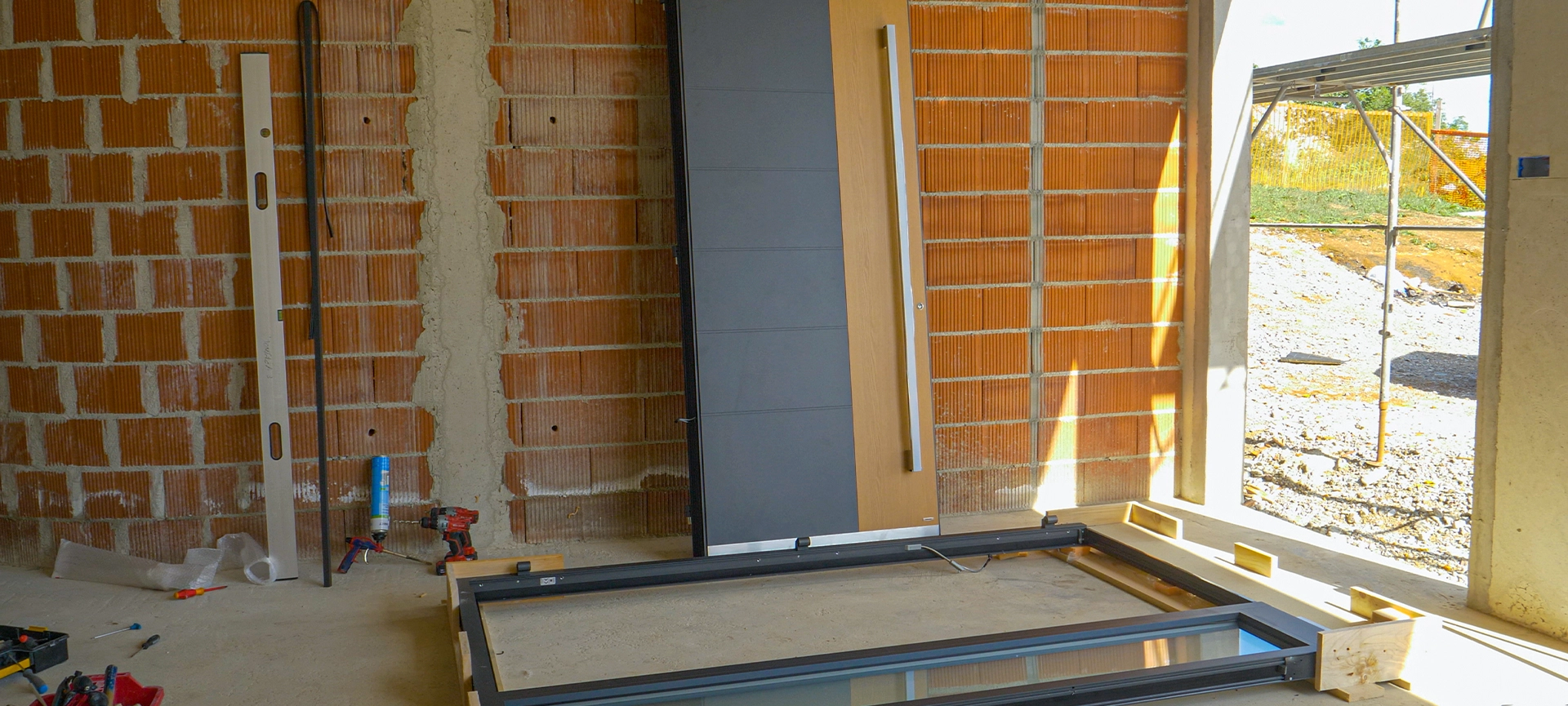 replacing the new door