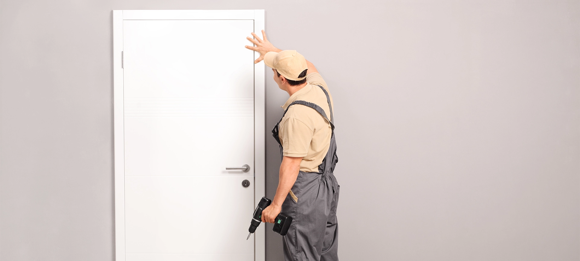 professional install a new door